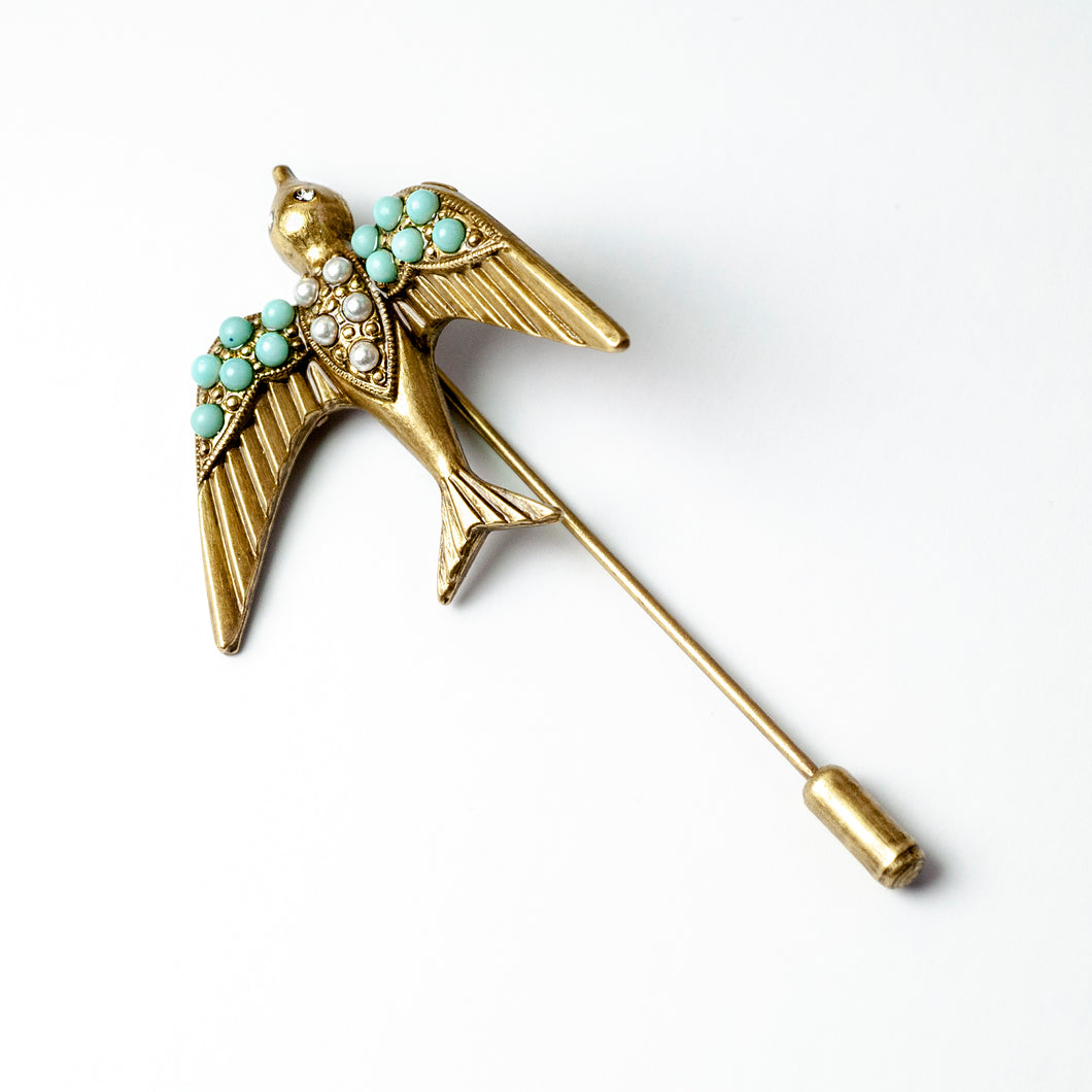 Flying Swallow Pin P671 - Sweet Romance Wholesale
