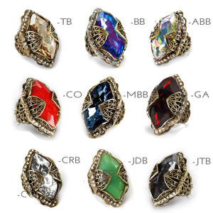 Marquis Jewel Statement Ring R514 - Sweet Romance Wholesale