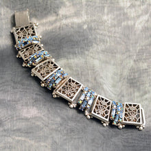 Load image into Gallery viewer, Art Deco Filigree Link Crystal Vintage Bracelet BR1137 - Sweet Romance Wholesale