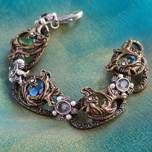 Jeweled Angel Fish Bracelet - Sweet Romance Wholesale