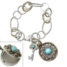 Load image into Gallery viewer, Locket &amp; Key Bracelet - Sweet Romance Wholesale