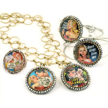 Load image into Gallery viewer, Vintage Vixens Comic Bracelets - Sweet Romance Wholesale