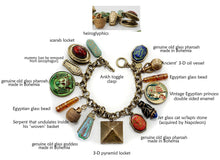 Load image into Gallery viewer, King Tut Vintage Egyptian Charm Bracelet - Sweet Romance Wholesale