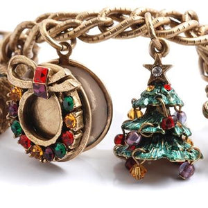 Christmas Carol Charm Bracelet BR306 - Sweet Romance Wholesale