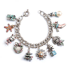 Load image into Gallery viewer, Christmas Carol Charm Bracelet BR306 - Sweet Romance Wholesale