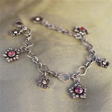 Load image into Gallery viewer, Jasmine Flowers Charm Bracelet - Sweet Romance Wholesale