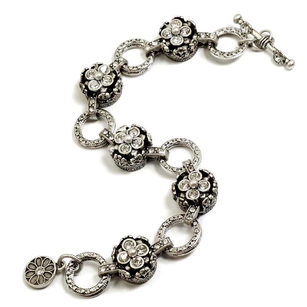 Mid Century Crystal Statement Bracelet BR313 - Sweet Romance Wholesale
