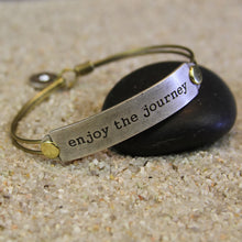 Load image into Gallery viewer, Enjoy The Journey Inspirational Message Bracelet BR414 - Sweet Romance Wholesale