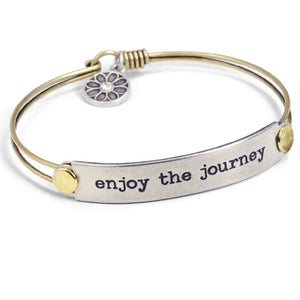 Enjoy The Journey Inspirational Message Bracelet BR414 - Sweet Romance Wholesale