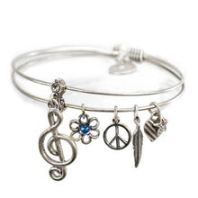 Load image into Gallery viewer, Melody Music Note Bangle - Sweet Romance Wholesale