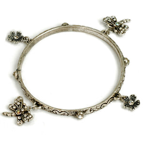 Dragonfly Bangle Bracelet - Sweet Romance Wholesale