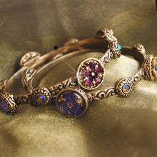 Load image into Gallery viewer, Heliotrope Bangle Bracelet - Sweet Romance Wholesale