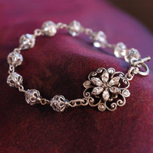 Load image into Gallery viewer, Pointe Flower Bracelet - Sweet Romance Wholesale