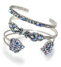 Load image into Gallery viewer, Set of 3 Crystal Bar Cuff Bracelets BR448-521-525 - Sweet Romance Wholesale