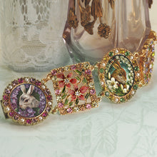 Load image into Gallery viewer, Garden of Bunnies Bracelet BR536 - Sweet Romance Wholesale