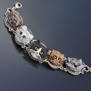 Cat Lovers Bracelet BR575 - Sweet Romance Wholesale