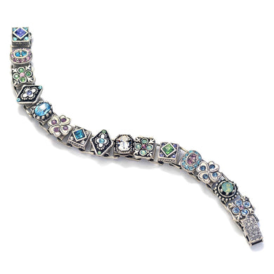 Etheria Silver Statement Bracelet BR578 - Sweet Romance Wholesale