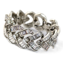 Load image into Gallery viewer, Art Deco Vee Baguette Crystal Bracelet BR763 - Sweet Romance Wholesale