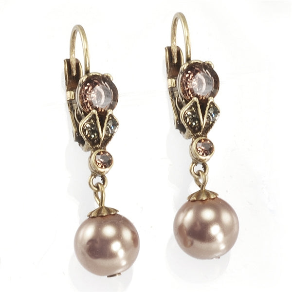 Classic Vintage Pearl Earrings E1007 - Sweet Romance Wholesale