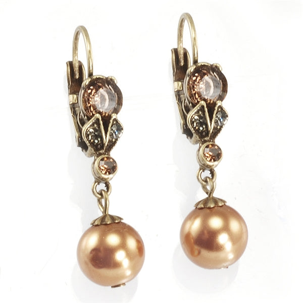 Classic Vintage Pearl Earrings E1007 - Sweet Romance Wholesale