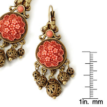 Load image into Gallery viewer, Coral Drop Earrings E1042 - Sweet Romance Wholesale