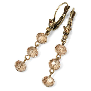 Triple Bead Dangle Earrings - Sweet Romance Wholesale