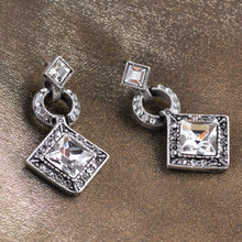Load image into Gallery viewer, Art Deco Diamond Harlequin Wedding Earrings E1103 - Sweet Romance Wholesale