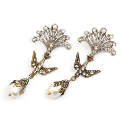 Little Swallows of Peace Earrings - Sweet Romance Wholesale