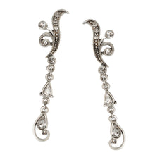 Load image into Gallery viewer, Crystal Wave Earring E1146 - Sweet Romance Wholesale