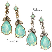 Load image into Gallery viewer, Faceted Crystal Victorian Teardrop Earrings - Sweet Romance Wholesale