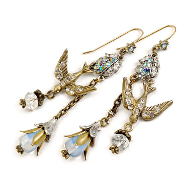 Opal Spirit Bird Earrings E1210 - Sweet Romance Wholesale
