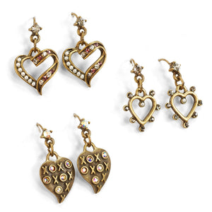 I Give You My Heart Earrings E1214 - Sweet Romance Wholesale