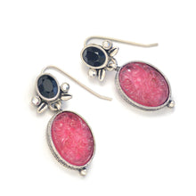Load image into Gallery viewer, Vintage Glass Deco Earrings - Sweet Romance Wholesale