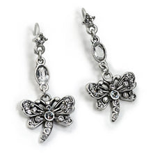 Load image into Gallery viewer, Little Dragonfly Crystal Earrings - Sweet Romance Wholesale