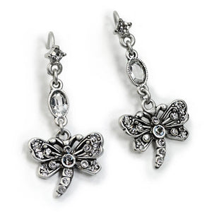 Little Dragonfly Crystal Earrings - Sweet Romance Wholesale