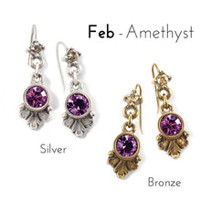 Load image into Gallery viewer, Swarovski Crystal Dainty Birthstone Earrings E1248 - Sweet Romance Wholesale
