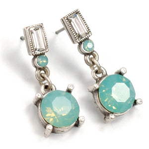 Crystal Orb Earrings E1252 - Sweet Romance Wholesale