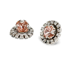 Load image into Gallery viewer, Crystal Halo Earrings E1256 - Sweet Romance Wholesale