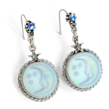 Load image into Gallery viewer, Iridescent Moon Earrings E1258-SIL - Sweet Romance Wholesale