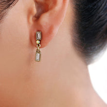Load image into Gallery viewer, Baguette Post Earrings E1274 - Sweet Romance Wholesale