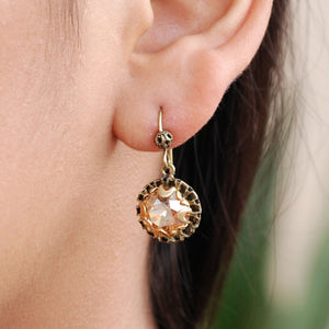 Crystal Dot Earrings E1297 - Sweet Romance Wholesale