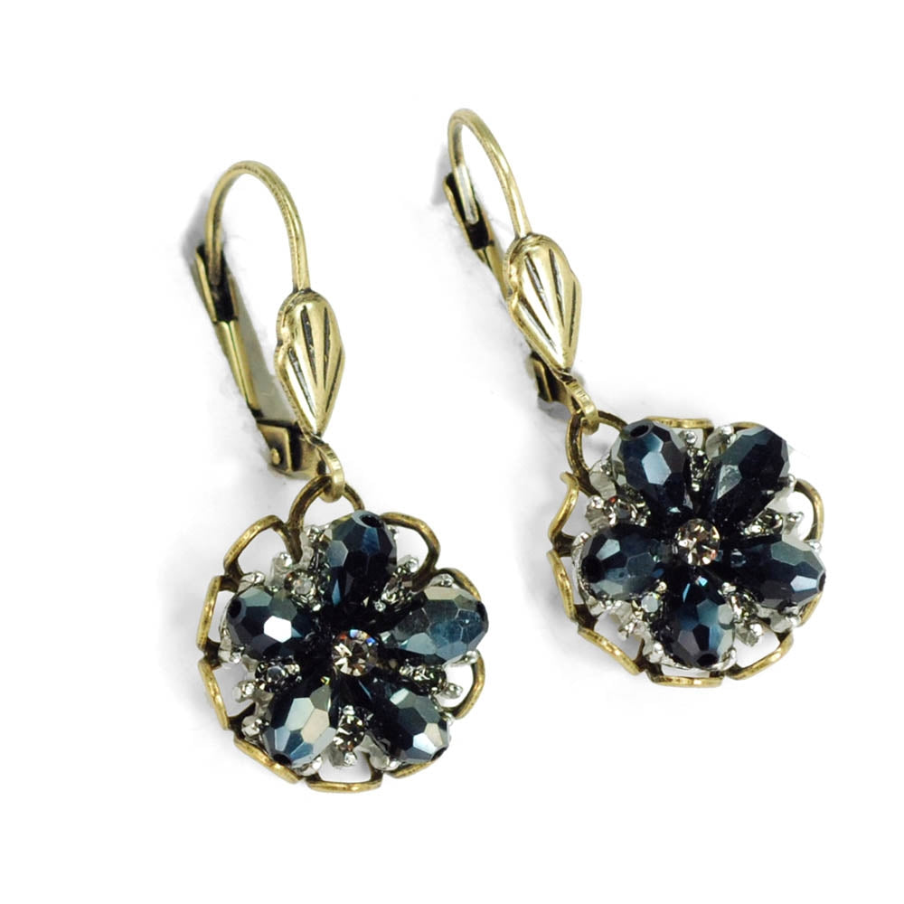 Ocean Flower Earrings E1302-JT - Sweet Romance Wholesale