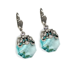 Crystal Prism Dainty Earrings E1303 - Sweet Romance Wholesale