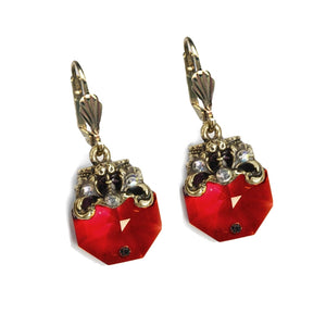 Crystal Prism Dainty Earrings E1303 - Sweet Romance Wholesale