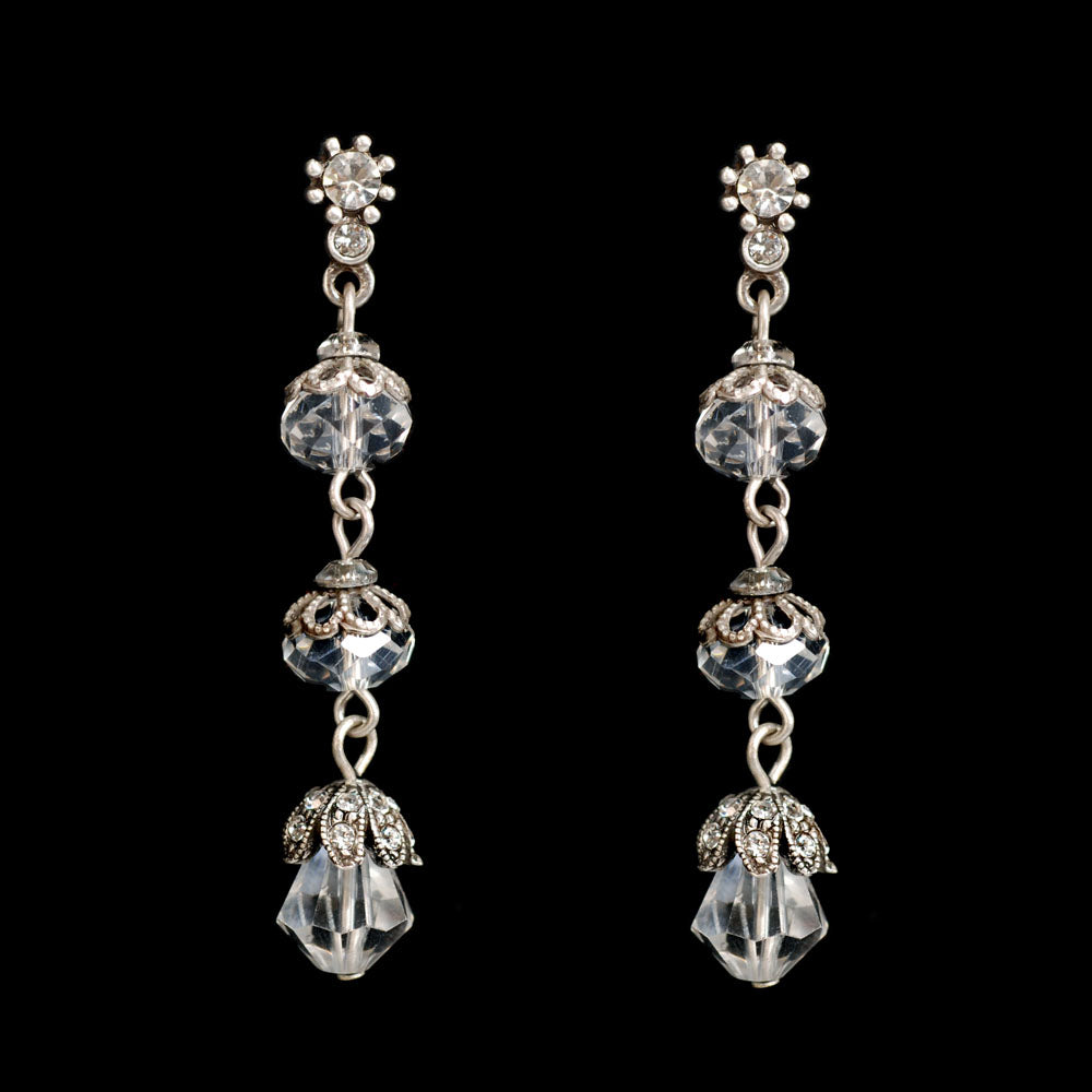 Crystal Earrings E1306 - Sweet Romance Wholesale