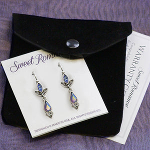 Starlight Crystal Dangle Earrings E1320 - Sweet Romance Wholesale