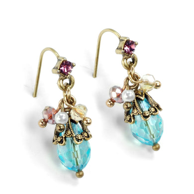 Ocean Cluster Earrings E1355 - Sweet Romance Wholesale