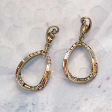 Load image into Gallery viewer, Art Deco Mid Century Modern Slinky Hoop Earrings E1376 - Sweet Romance Wholesale