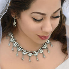 Load image into Gallery viewer, Gypsy Lace Crystal Wedding Earrings - Sweet Romance Wholesale