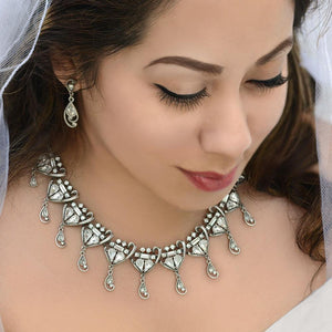 Gypsy Lace Crystal Wedding Earrings - Sweet Romance Wholesale